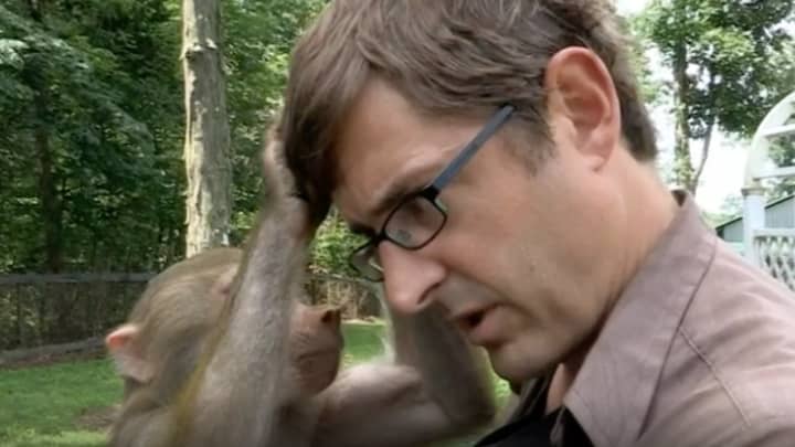 Unearthed Clip Of Louis Theroux Meeting Baboon In 'Joe Exotic' Doc Is TV Gold