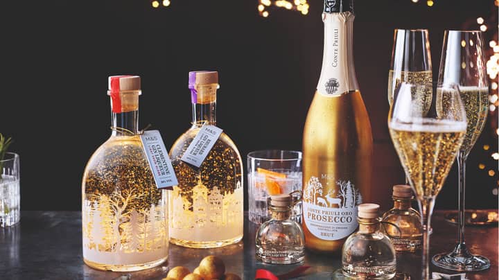 M&S Relaunches Its Snowglobe Gins For Christmas