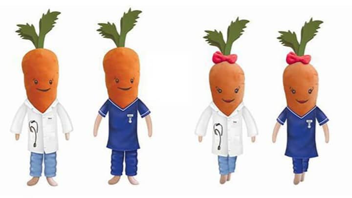 Aldi To Sell 500 Limited-Edition NHS Kevin & Katie Carrots For Charity