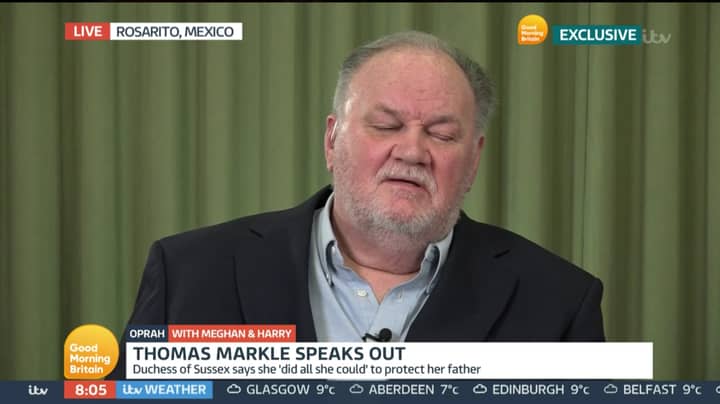 Thomas Markle Admits He Lied To Meghan About Selling Stories To The Press