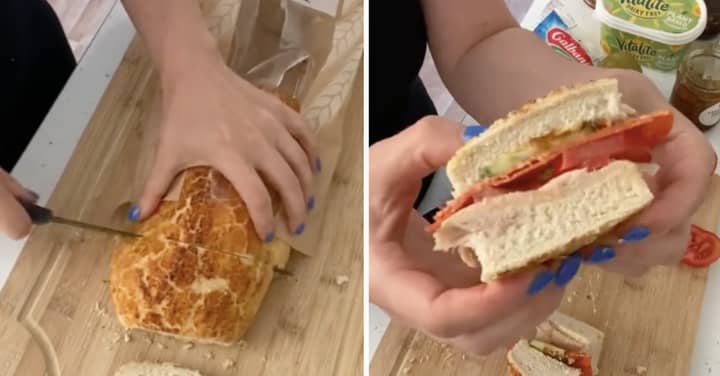 People Are Calling This Woman's Way Of Cutting Bread 'Life-Changing'