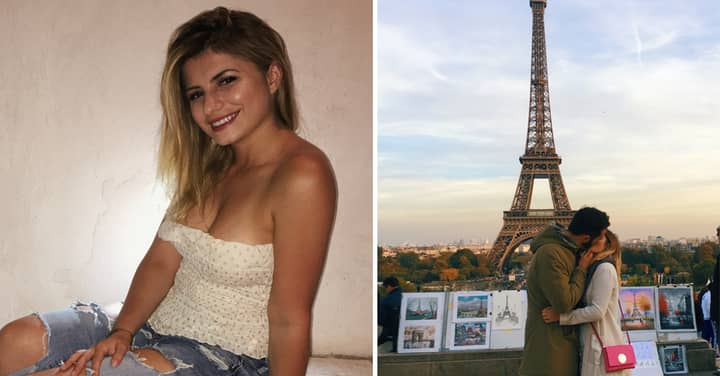 Woman Asks Random Men To Kiss In Front Of Landmarks To Create Romantic Snaps