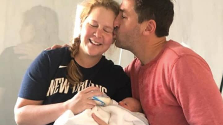 Amy Schumer Responds To Claims She Called Son 'Genital' As A Joke