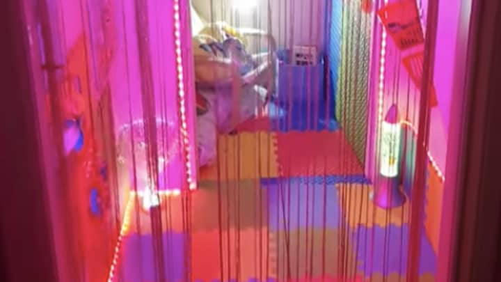 Woman Creates Incredible Sensory Room For Her Son Under The Stairs