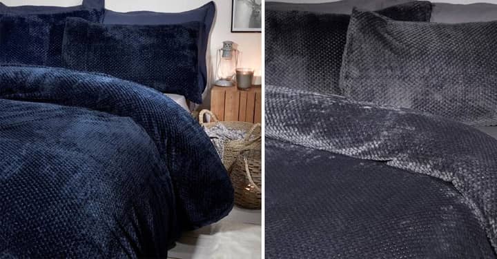 B&M Is Selling Fluffy Waffle Fleece Bed Covers To Keep You Toasty This Winter