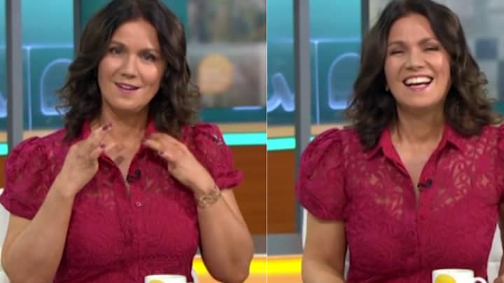Good Morning Britain: Susanna Reid Hits Back At Cleavage-Shaming Comments By Pulling Open Her Top