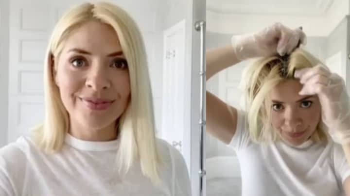 Holly Willoughby Shares Tutorial On How She Achieves Platinum Tresses