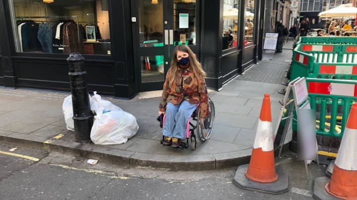 Disabled Woman Urges Pub Goers To Be More Considerate Of Wheelchair Users While Drinking On The Pavements