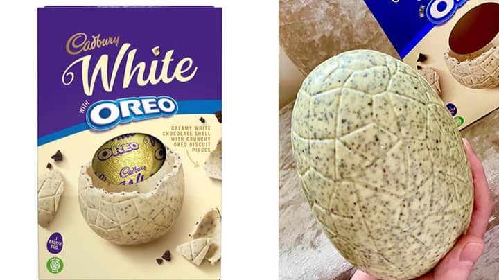 Cadbury Is Now Selling A White Chocolate Oreo Egg For Easter