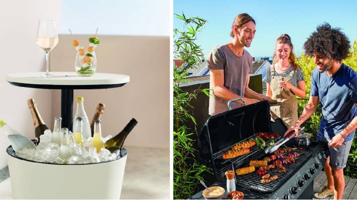 Lidl Is Selling A Garden Table With A Built-In Ice Bucket - And It's A Bargain